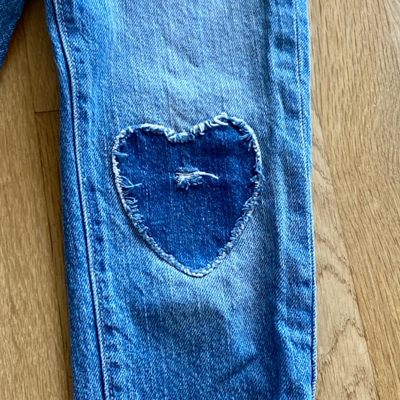 Old Navy Jeans with Heart Patch - Picture 4 of 5